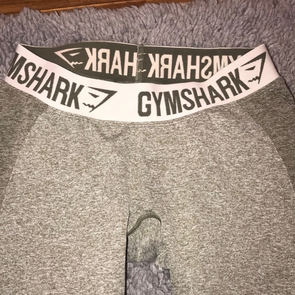 Free with a purchase of $50 Full length green gymshark leggings